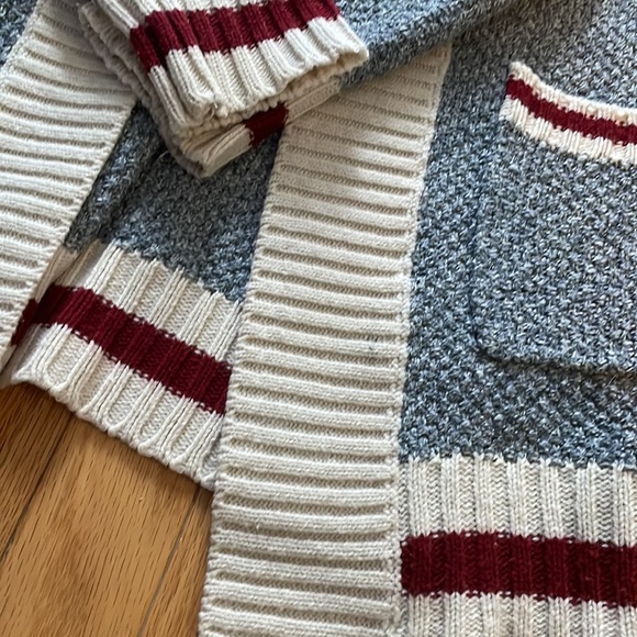 Grey “sock” sweater cardigan - Picture 3 of 3